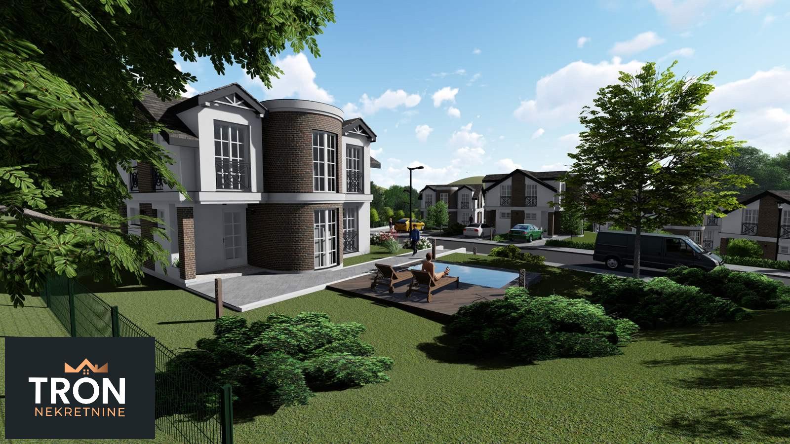 Luksuzne kuće u zatvorenom kompleksu sa bazenima 63 4m2 4