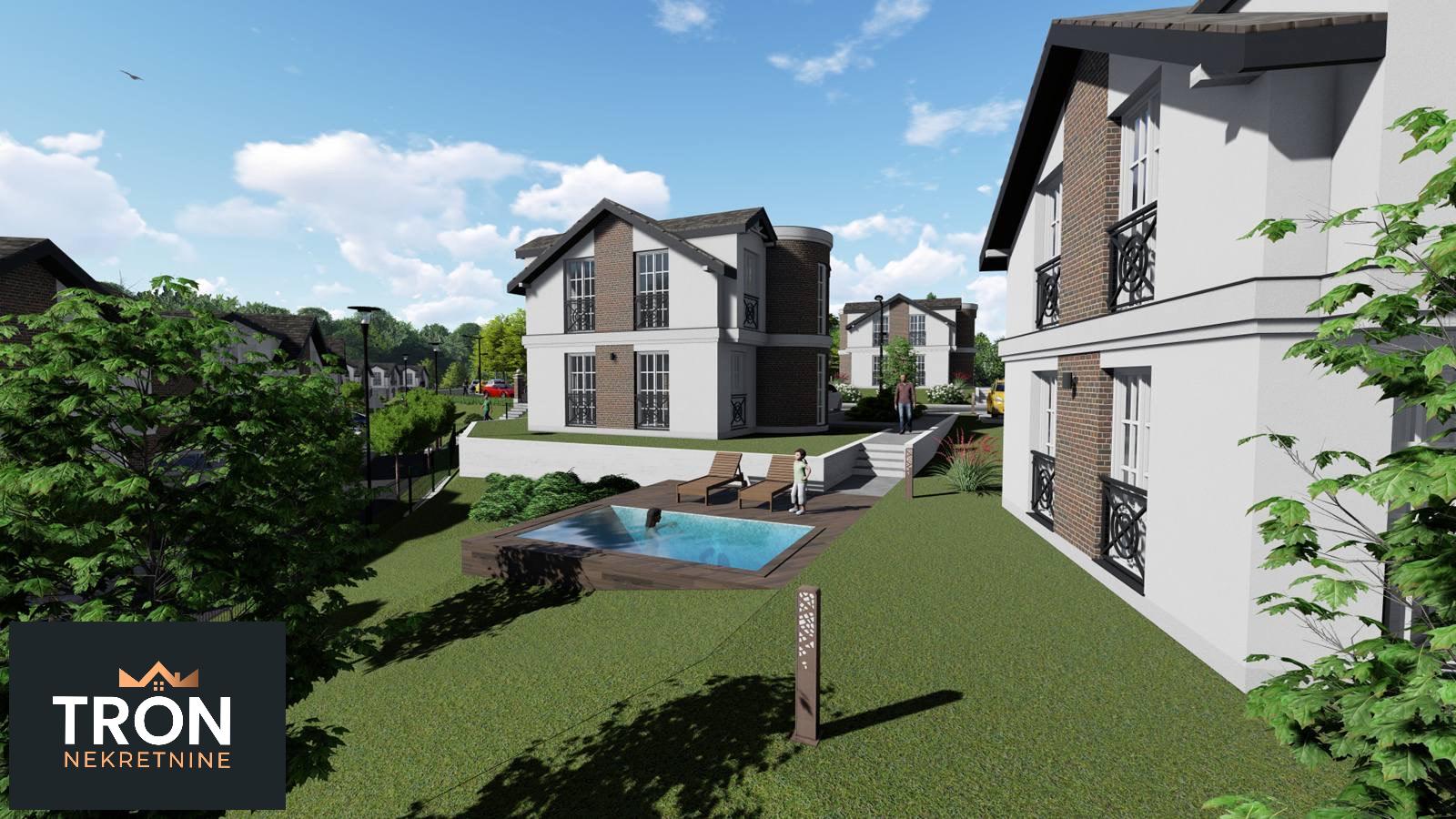 Luksuzne kuće u zatvorenom kompleksu sa bazenima 63 4m2 5