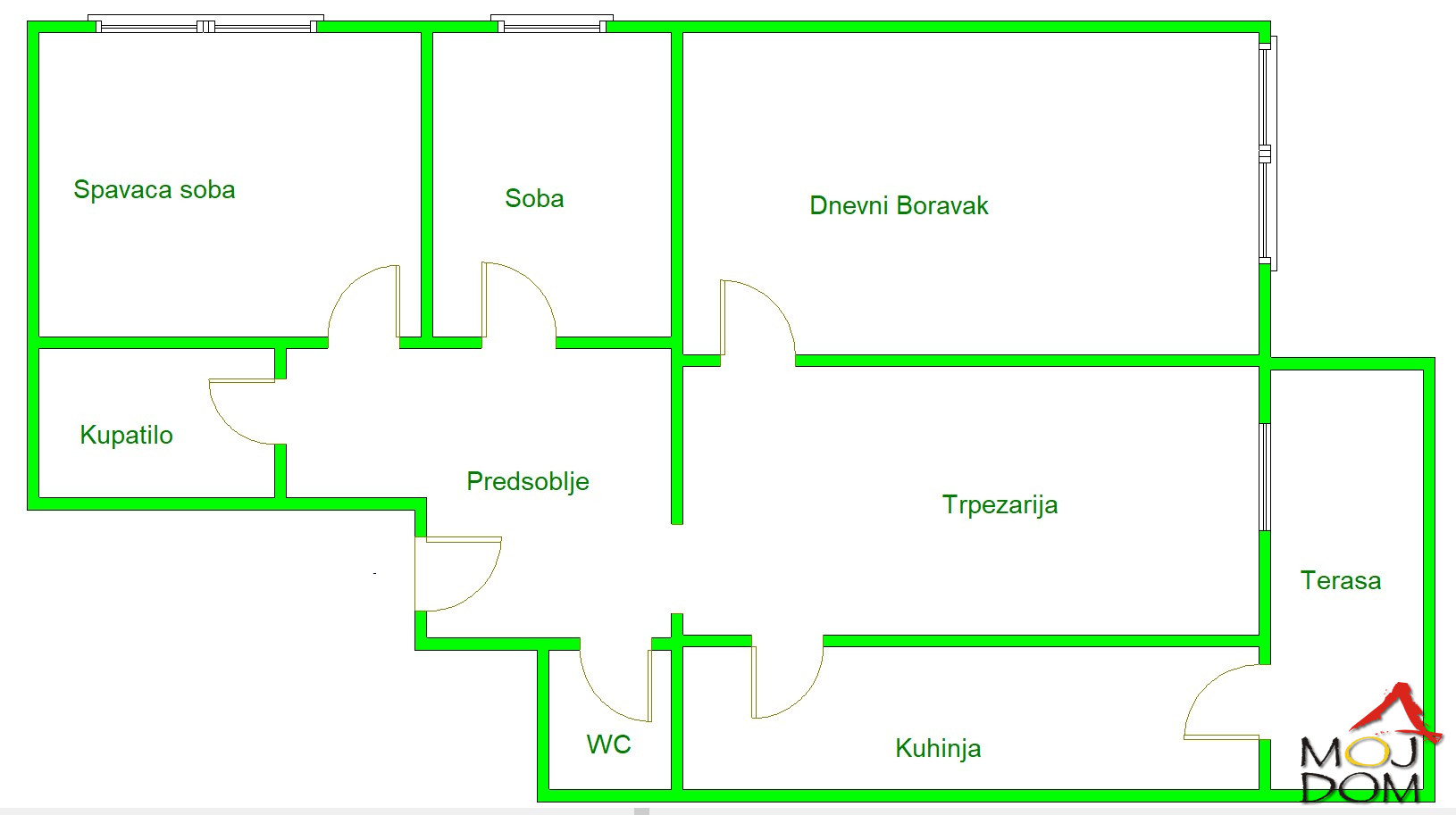 Stan,NOVI SAD,NOVO NASELJE,kv: 76, € 172000, ID: 1029677 18