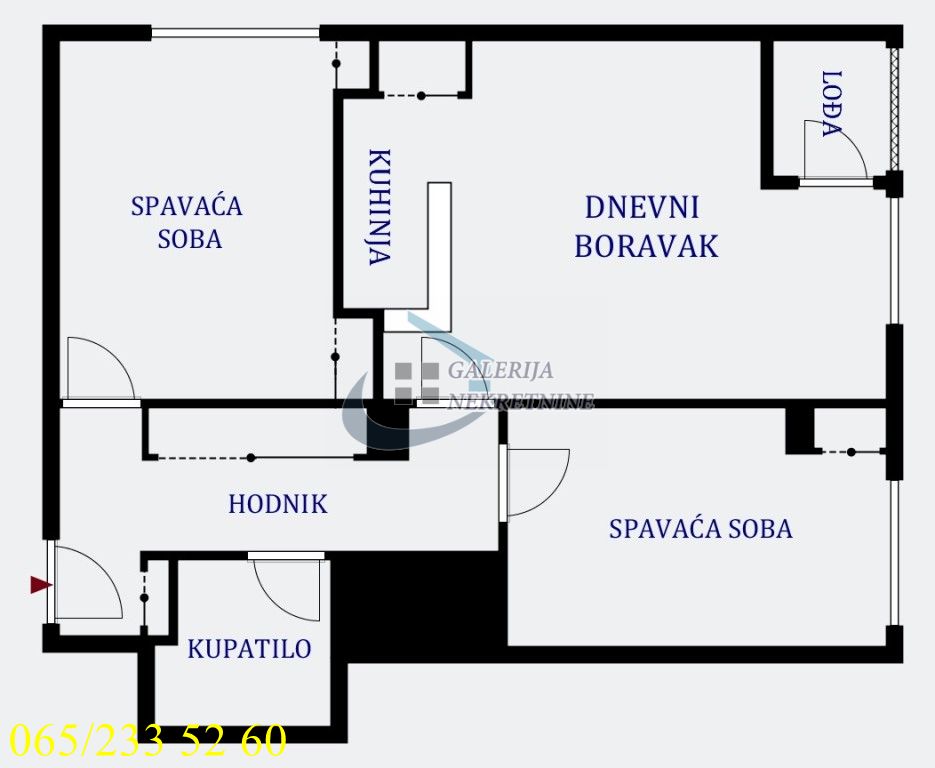 Zvezdara  Lion   Radoja Domanovića 64m2 4