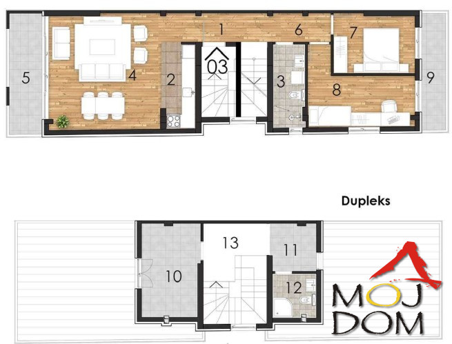 Stan,NOVI SAD,SOMBORSKI BULEVAR,kv: 115, € 278100, ID: 1029925 16