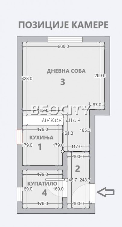 Jednosoban stan, 24 m2, Denkova bašta, Kovačeva ID: 115826 17