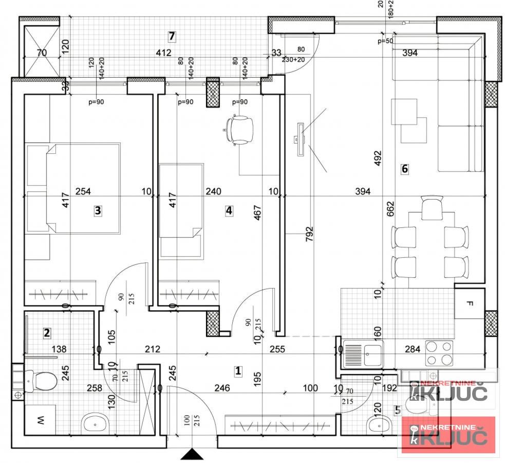TELEP, 68m2, Trosoban, Nov sa pdv 1