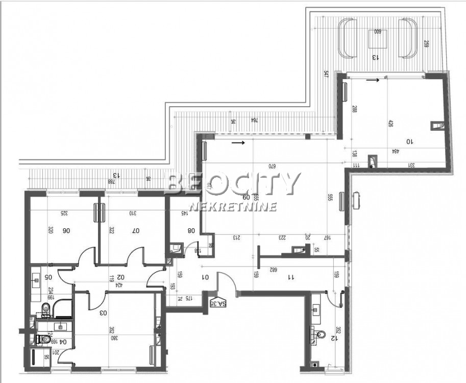 četvorosoban stan, 168 m2, Trošarina, Vojvode Stepe ID: 116946 17