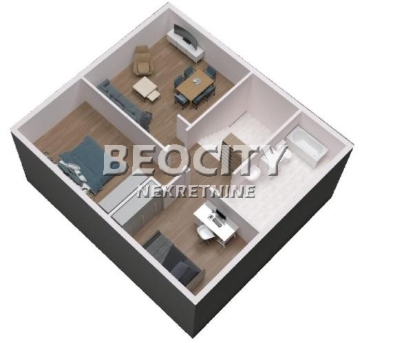 Trosoban stan, 59 m2, Nova Detelinara ID: 117010 1