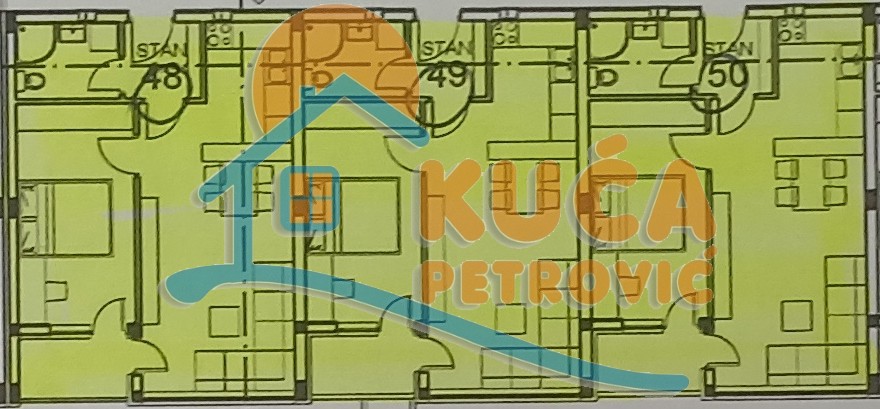 Jednosoban stan, 46.3 m2, Palilula, Zetska ID: p-013612 7