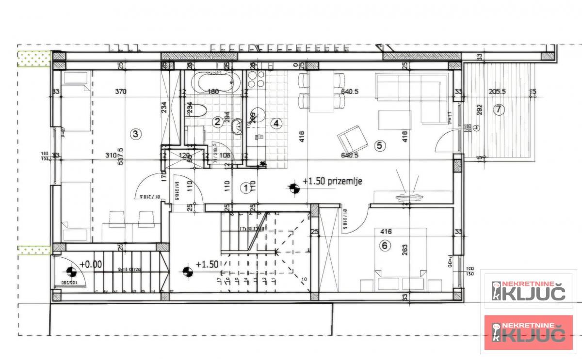TELEP, 65m2, Trosoban sa pdv 1
