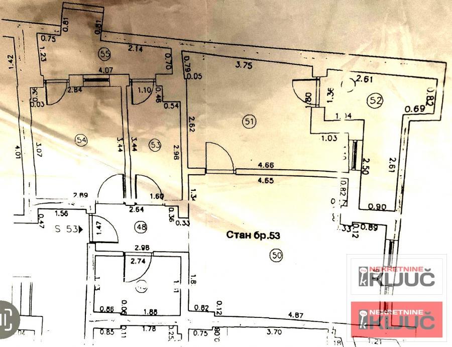SOCIJALNO, 70m2, Trosoban sa GARAŽOM 14