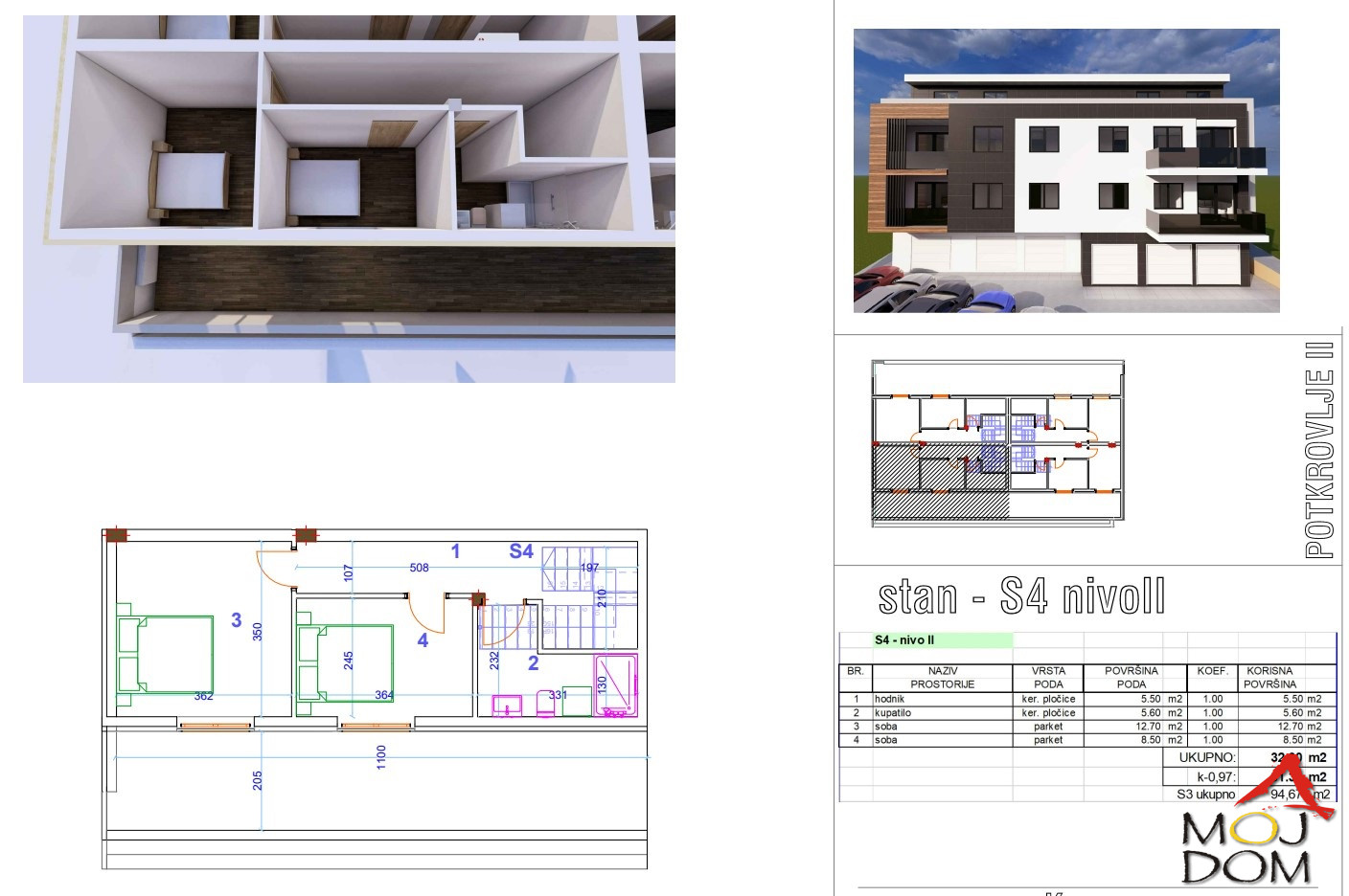 Stan,SREMSKA KAMENICA,SREMSKA KAMENICA,kv: 95, € 257450, ID: 1030179 6