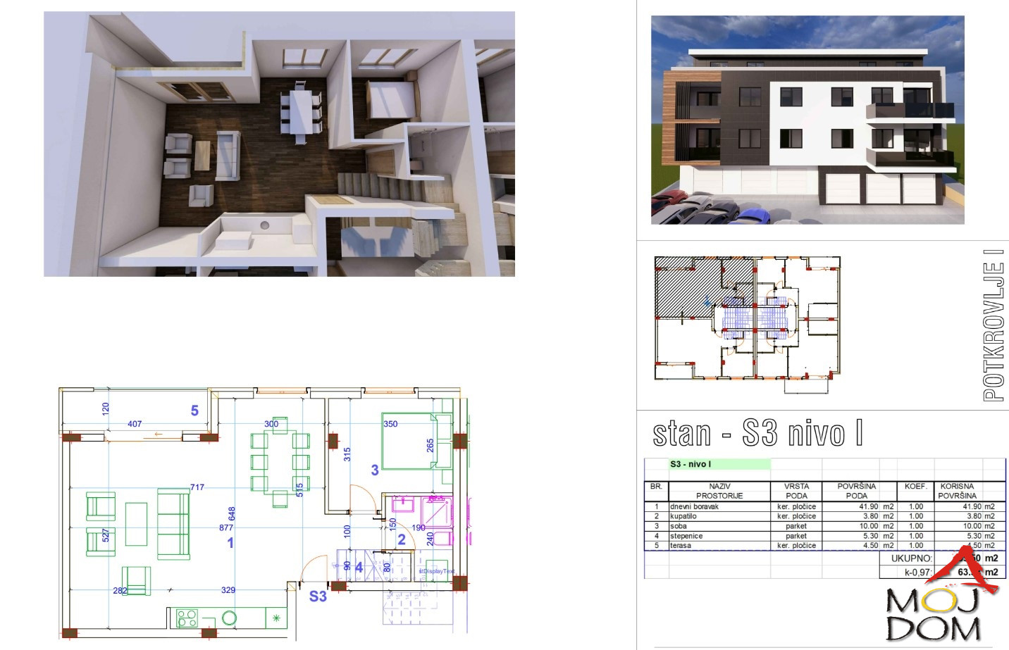 Stan,SREMSKA KAMENICA,SREMSKA KAMENICA,kv: 97, € 263000, ID: 1030178 5