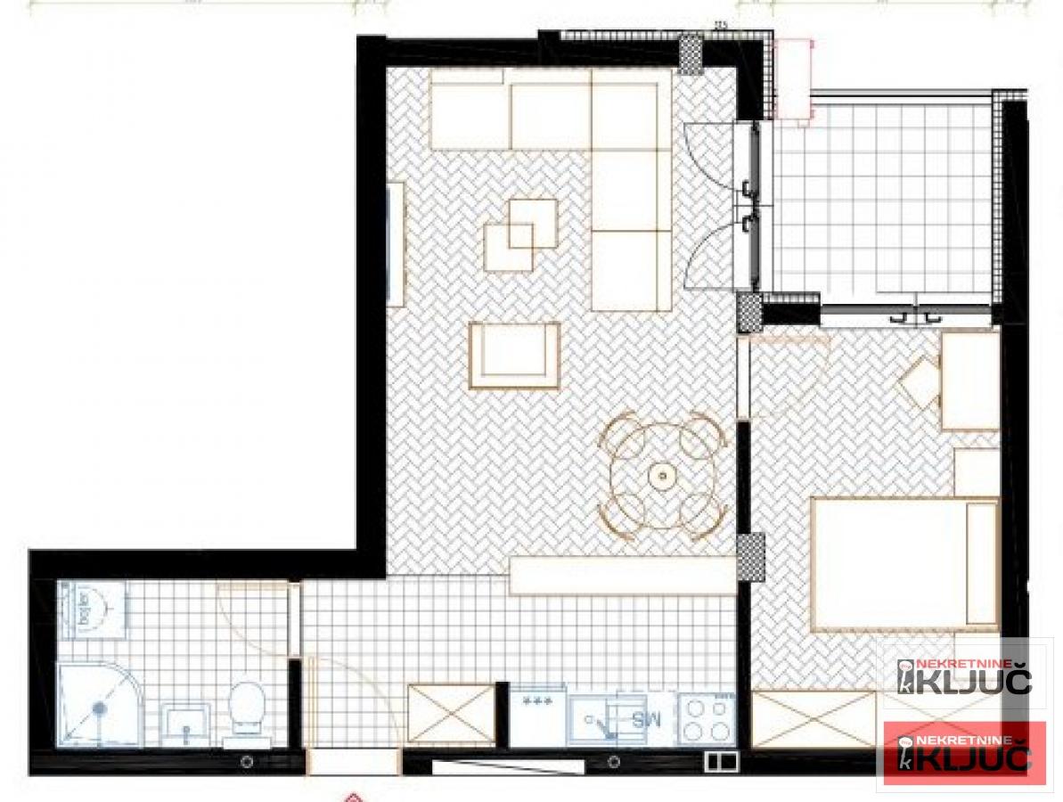 SREMSKA KAMENICA, 48m2, Dvosoban sa pdv, Moderan kompleks 2