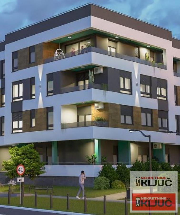 SREMSKA KAMENICA, 51m2, Dvoiposoban sa pdv, Terasa duž stana 1