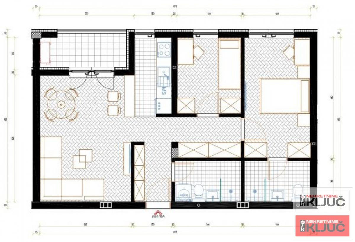 SREMSKA KAMENICA, 65m2, Trosoban, Moderan Kompleks 2