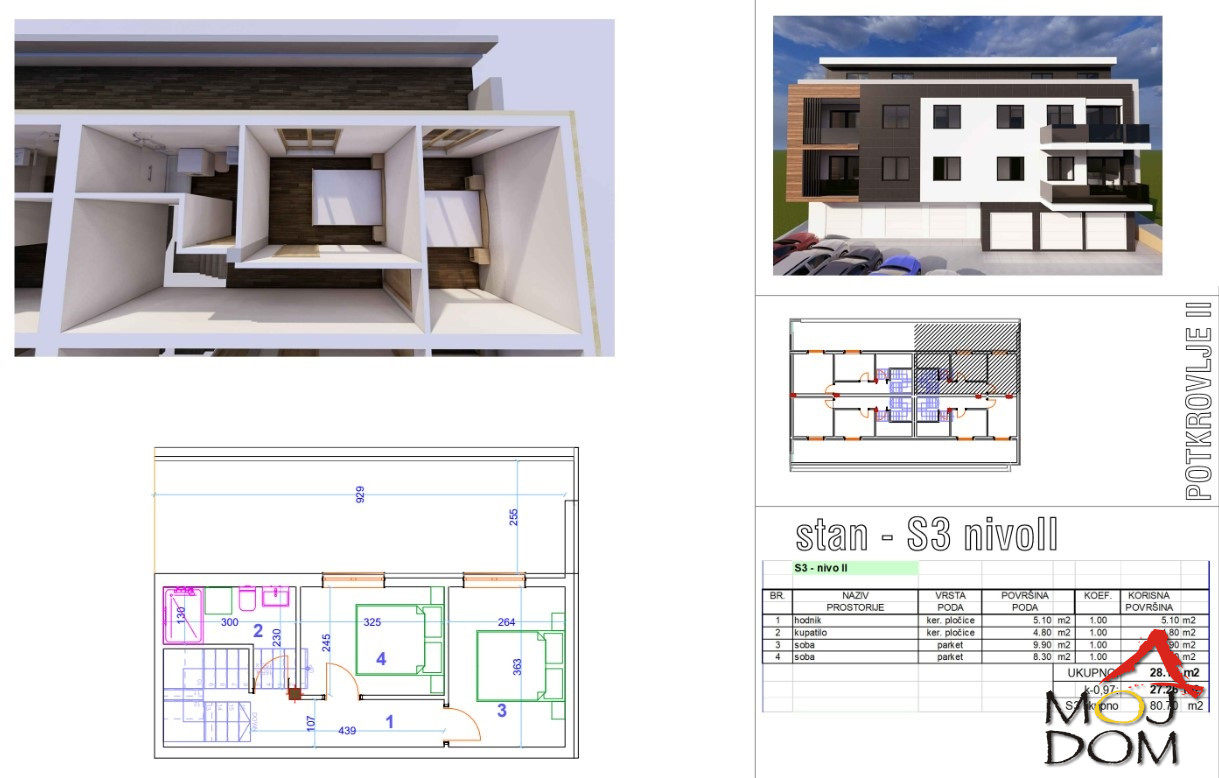 Stan,SREMSKA KAMENICA,SREMSKA KAMENICA,kv: 81, € 219450, ID: 1030182 6