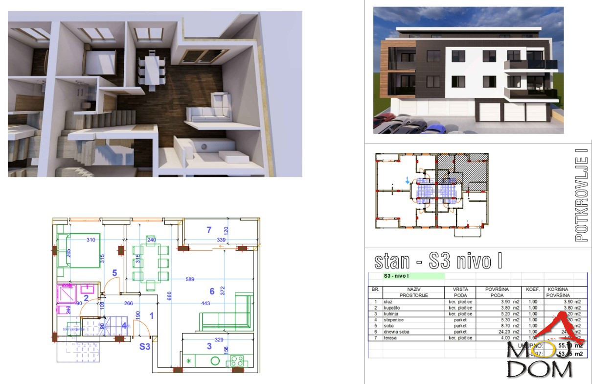 Stan,SREMSKA KAMENICA,SREMSKA KAMENICA,kv: 81, € 219450, ID: 1030182 5