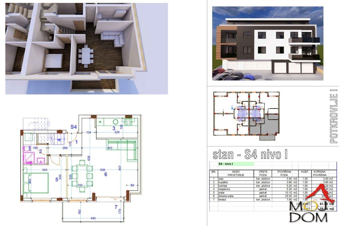 Stan,SREMSKA KAMENICA,SREMSKA KAMENICA,kv: 85, € 231050, ID: 1030183 5