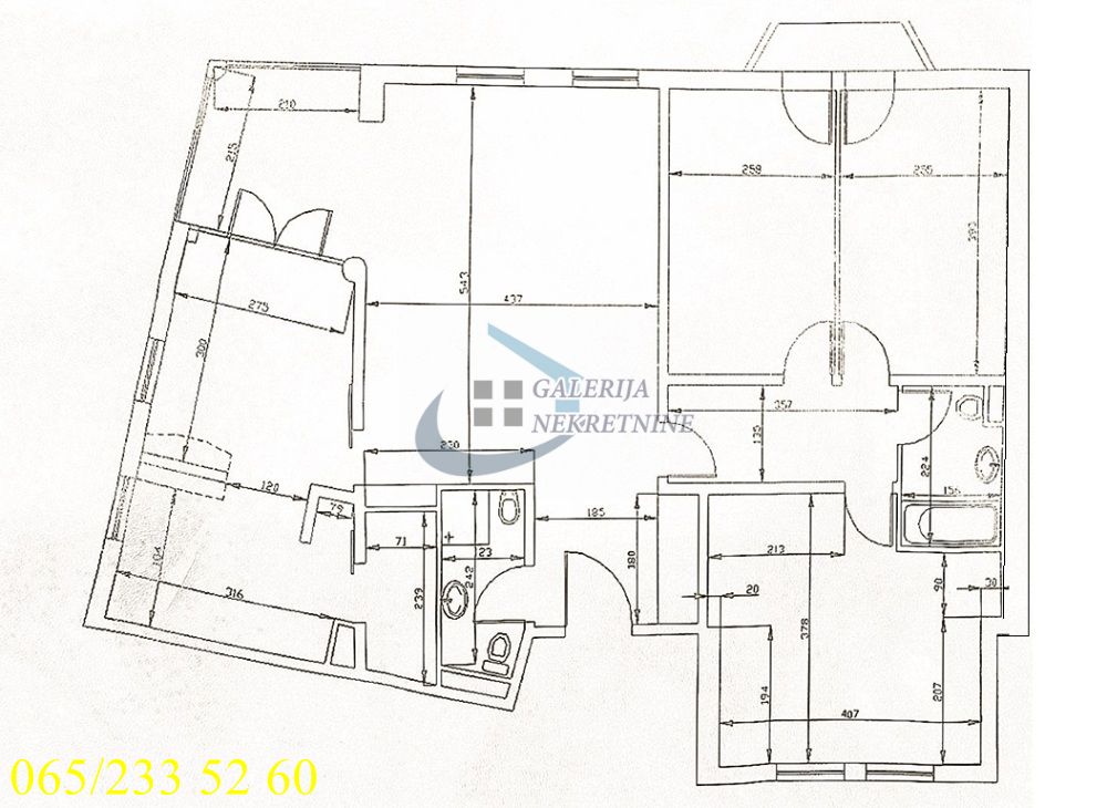 Vračar  Krunski venac   Kičevska 117m2 3
