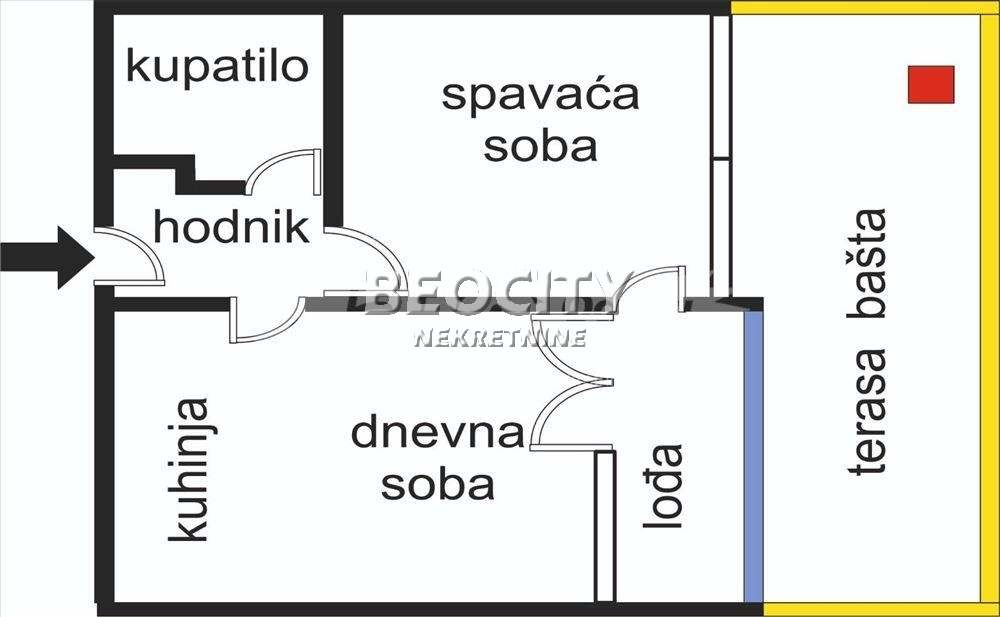 Dvosoban stan, 53 m2, Blok 45, Nehruova ID: 117519 14