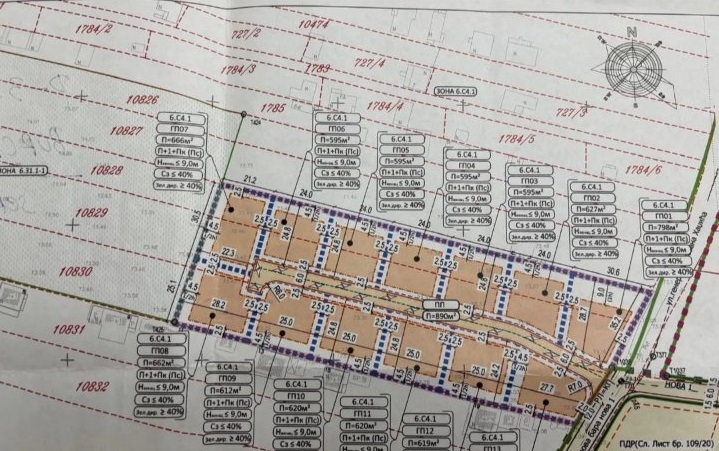 Prodajem gradjevinske parcele u Borci 5