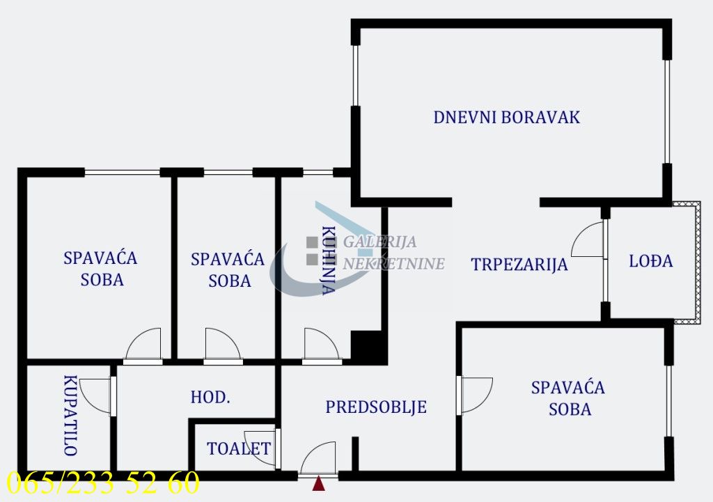 Čukarica  Žarkovo   Trgovačka 103m2 3
