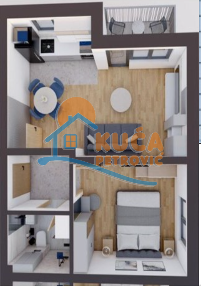 Jednosoban stan, 37.22 m2, Sokobanja ID: p-013760 1