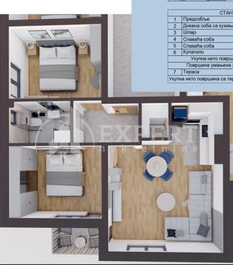 Dvosoban stan, 50.52 m2, Sokobanja ID: p-013763 3