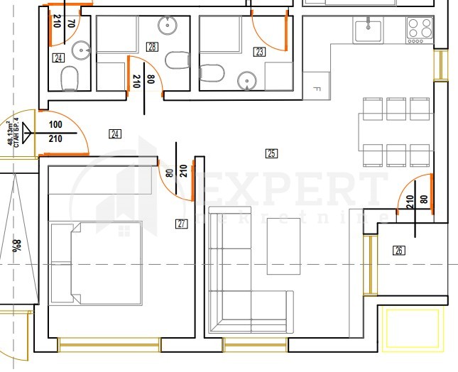 Jednosoban stan, 46.63 m2, Donja Vrežina, Nikole Rašića Koleta ID: p-013823 4