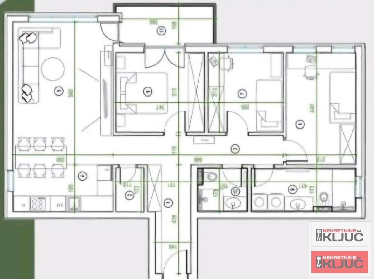 PETROVARADIN, 120m2, Četvorosoban, Izgradnja 1