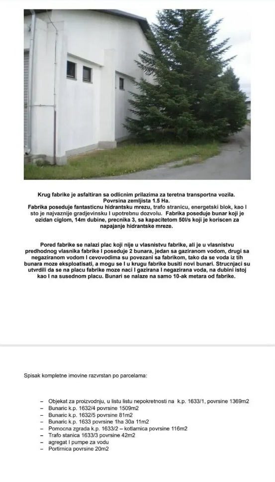 Fabrika vode Cerovac Smederevska Palanka 2