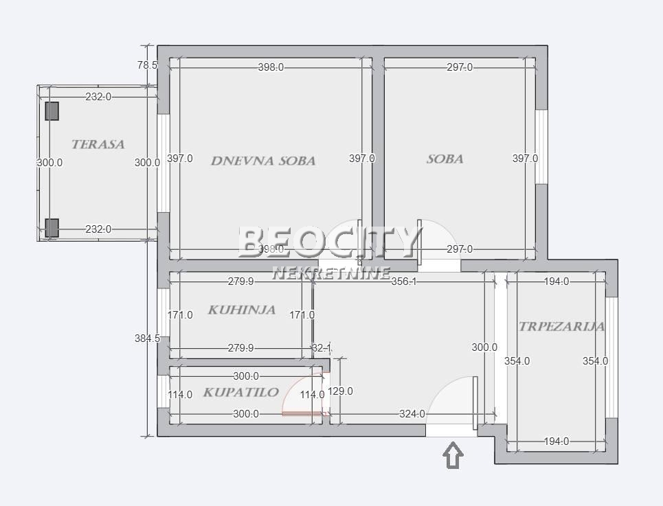 Dvosoban stan, 63 m2, Palilula ID: 117976 14