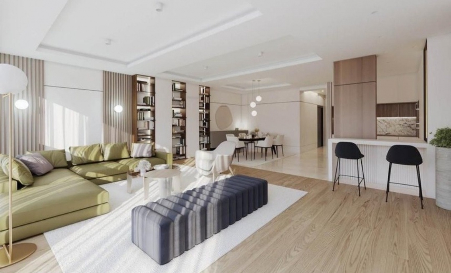 Izdavanje stanova Beograd Cetvorosoban lux stan garaza novogradnja 1