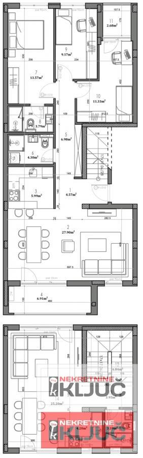 TELEP, 137m2, Petosoban-Duplex, Izgradnja 1