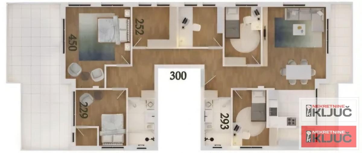 VETERNIK,77m2+ Terasa gratis, Porodičan sa pdv 1