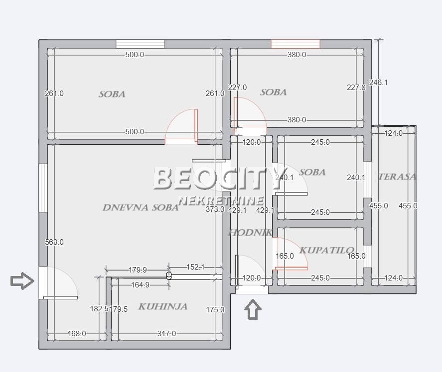 Trosoban stan, 71 m2, Voždovac, Kostolačka ID: 118152 14