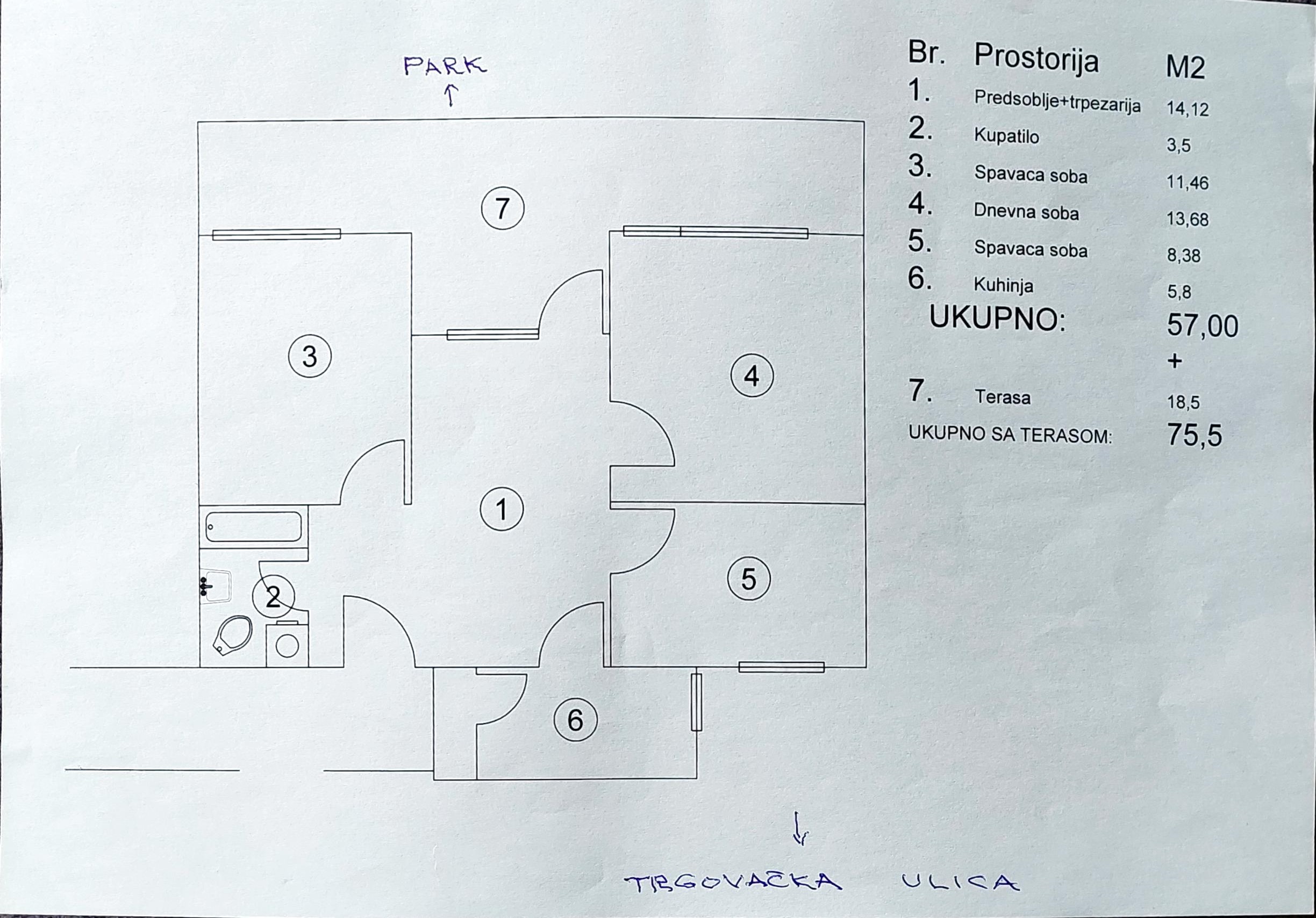 dvoiposoban Žarkovo Trgovačka 182000eura 1
