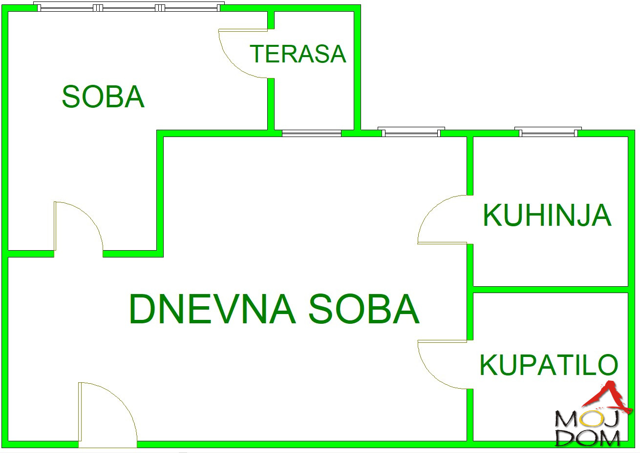 Stan,NOVI SAD,CENTAR,kv: 26, € 78300, ID: 1029169 10