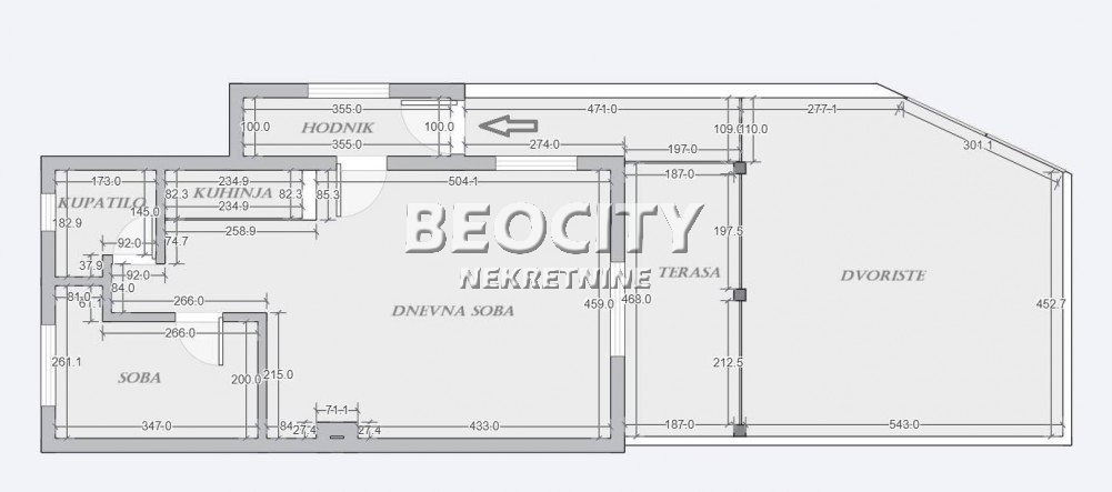 Dvosoban stan, 50 m2, Ledine, Odžačarska ID: 113261 17