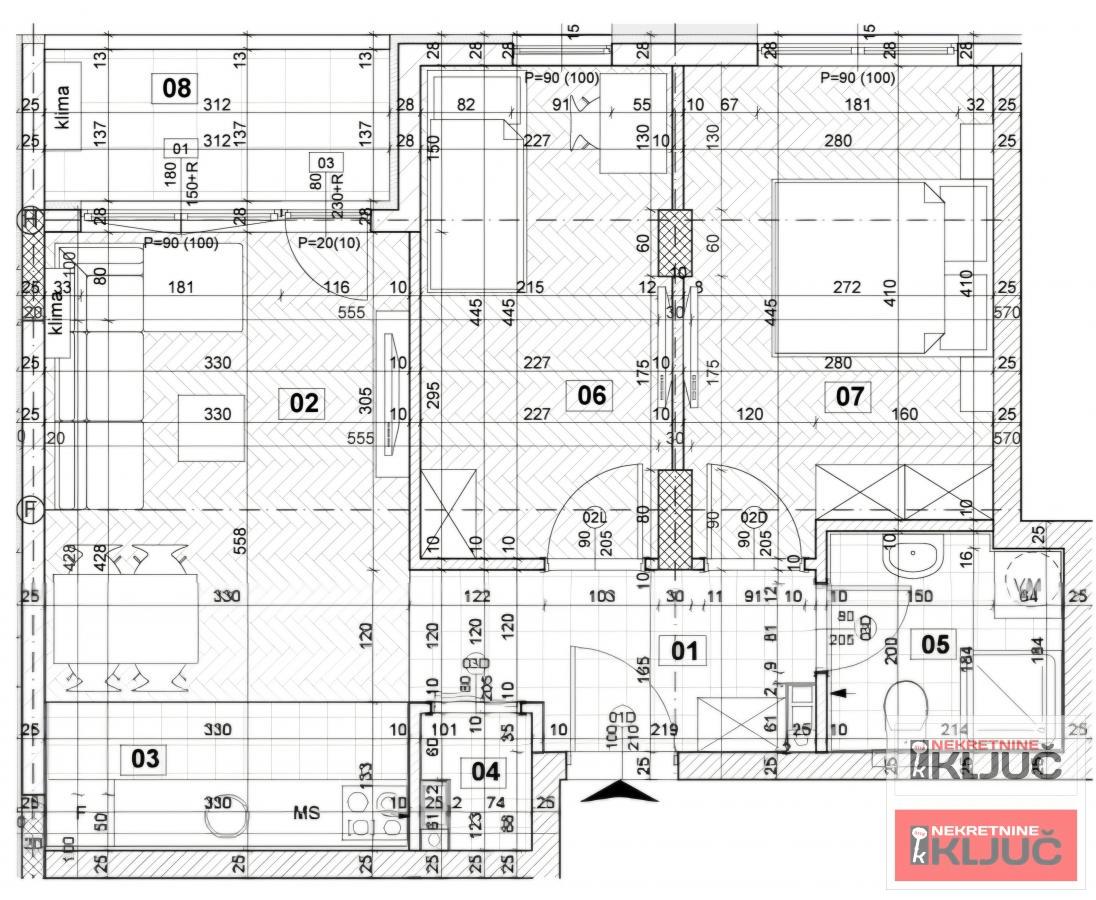 KOD LIMANA 4, 54m2, Dvoiposoban sa pdv, Izgradnja 1