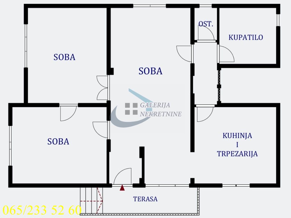 Čukarica  Banovo brdo   Lješka 106m2 3
