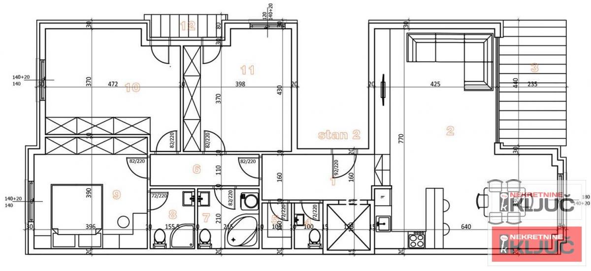 TELEP, 116m2, Četvorosoban sa pdv, LUX VILA, Garaža, Parking 2