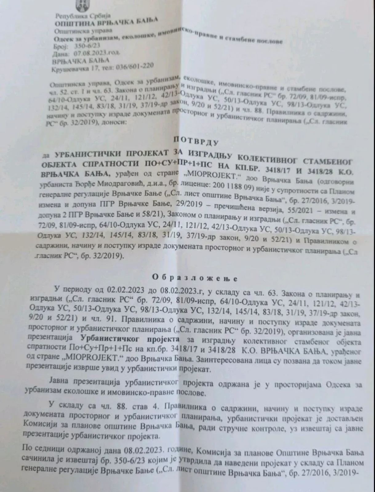 Lokacija za izgradnju zgrade ZA KVADRATE   Vrnjačka Banja 3