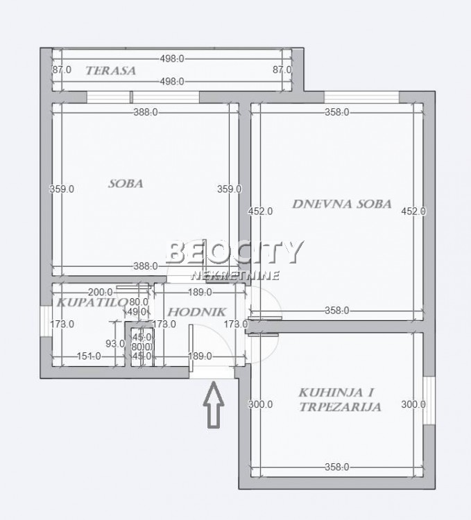 Dvosoban stan, 49 m2, Voždovac, Kumodraška ID: 117315 12