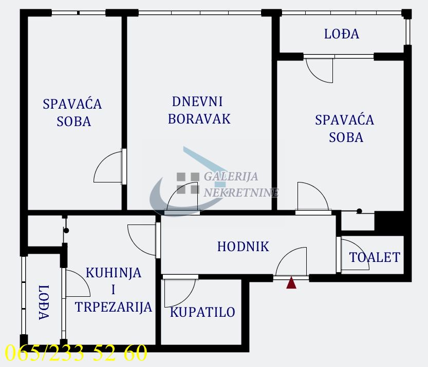 Palilula  Karaburma   Salvadora Aljendea 66m2 4