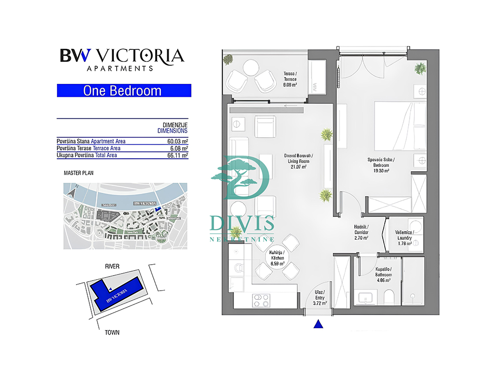 Luks 2 0 stan sa pogledom na reku BW Victoria 66m2 5