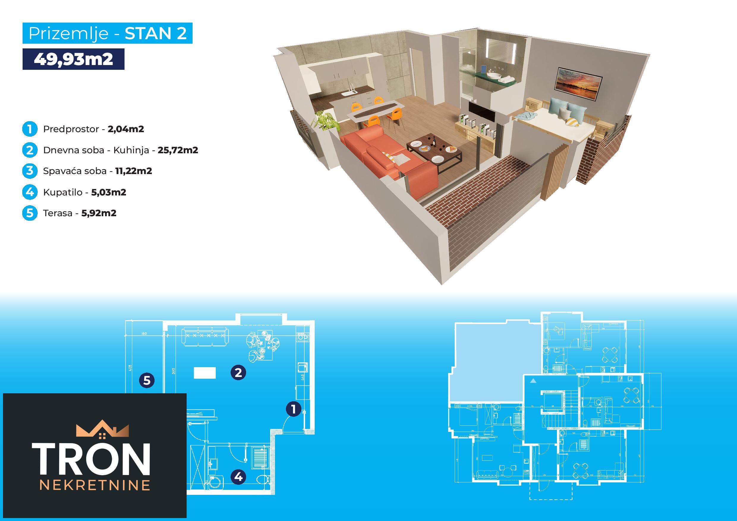 Stanovi u izgradnji kod Vrnjačkih Termi 49 93m2 5