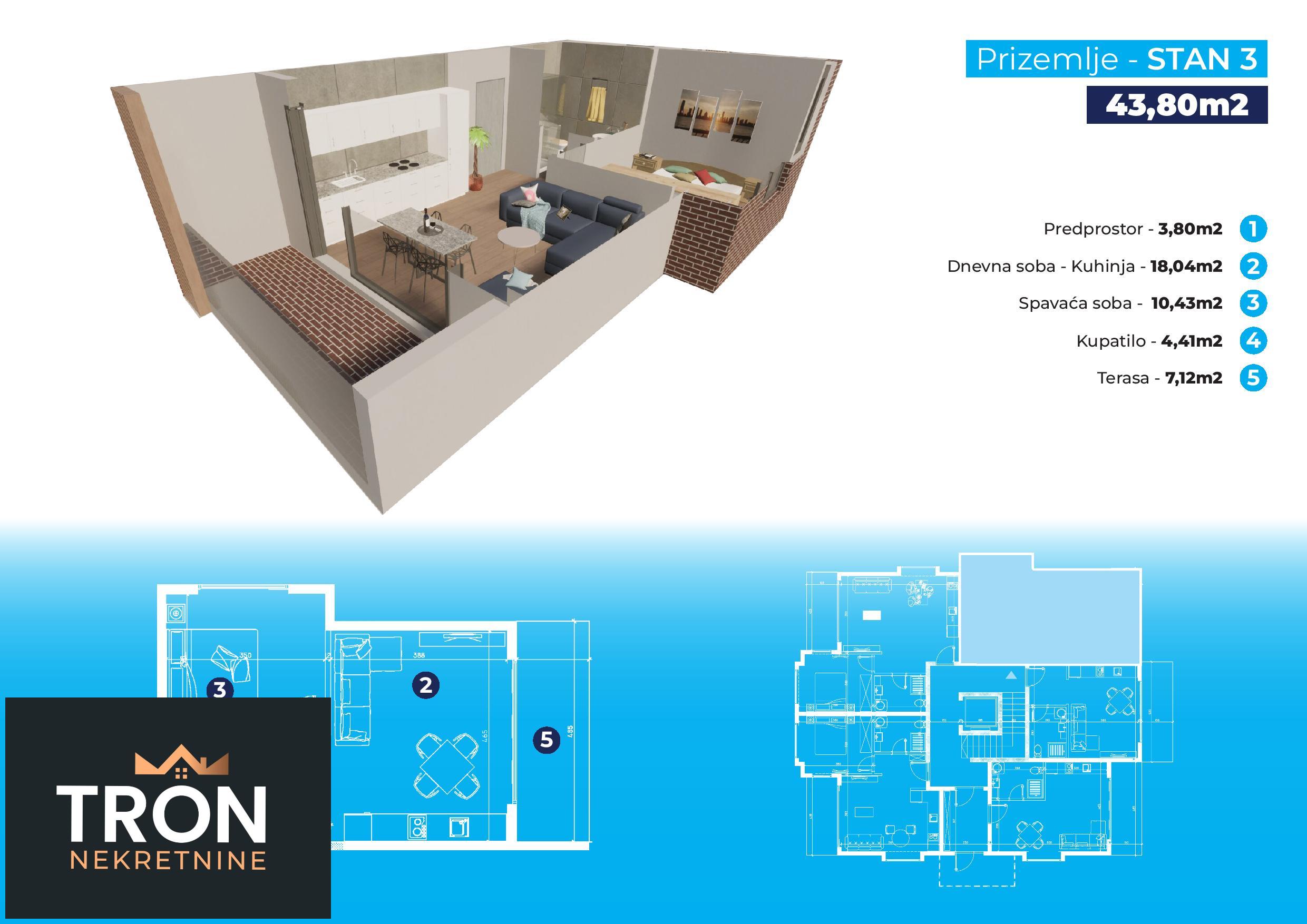 Stanovi u izgradnji kod Vrnjačkih Termi 43 80m2 5