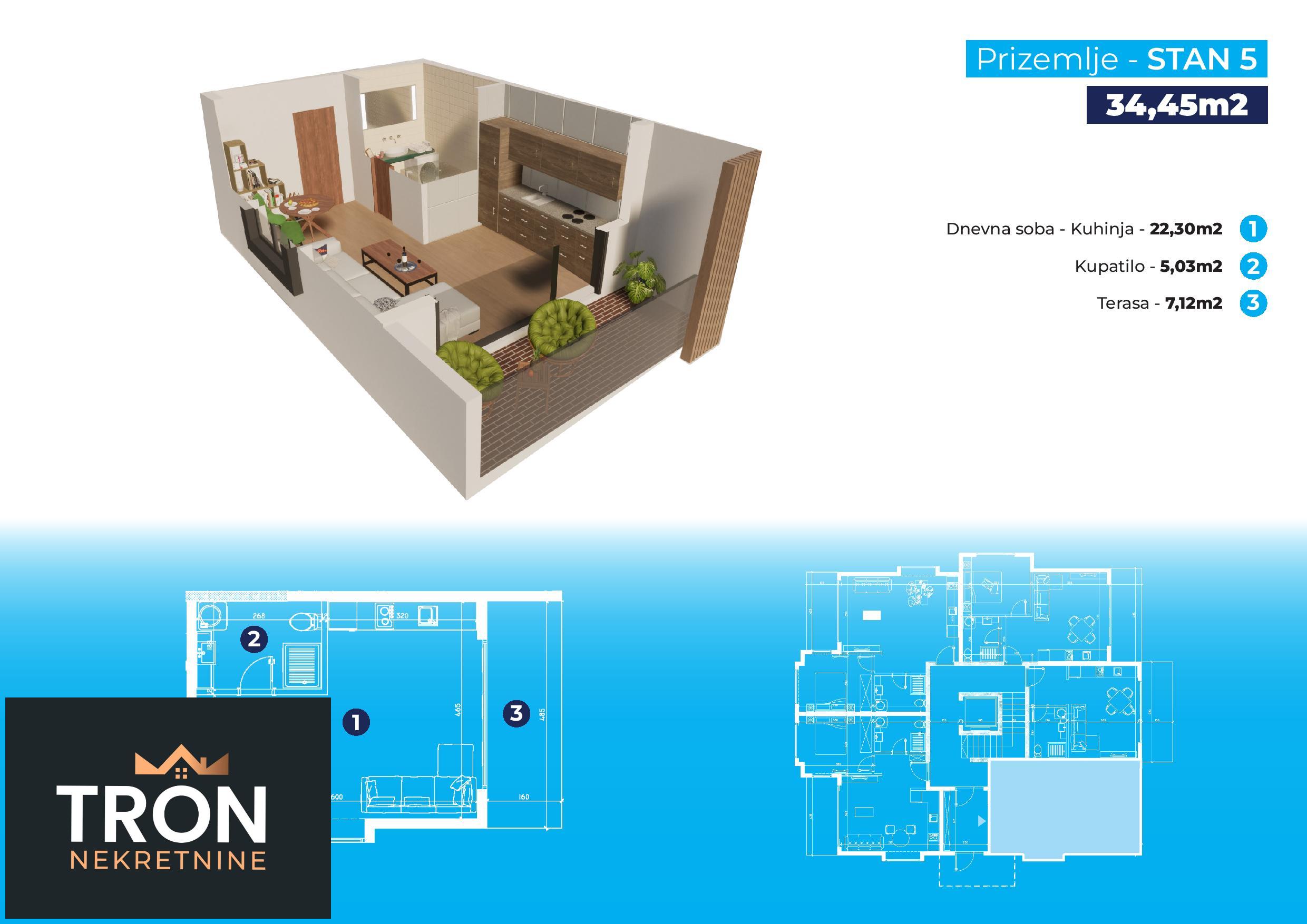 Stanovi u izgradnji kod Vrnjačkih Termi 34 45m2 2