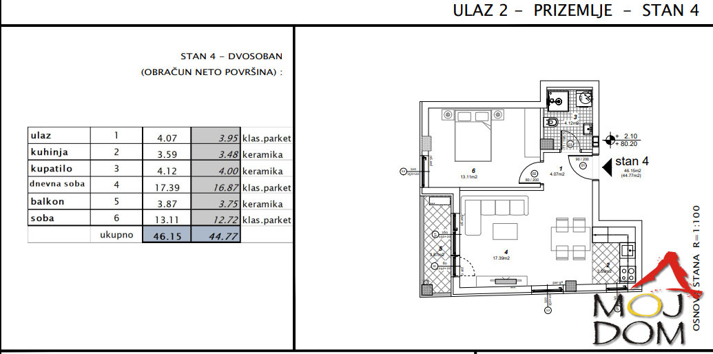 Stan,NOVI SAD,TELEP,kv: 45, € 115150, ID: 1030436 1