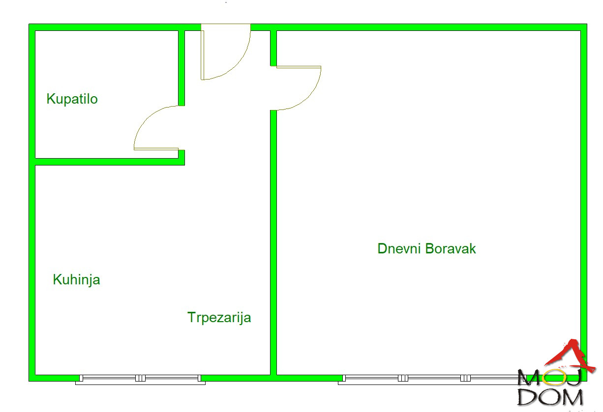 Stan,NOVI SAD,STANICA,kv: 29, € 89600, ID: 1030537 9