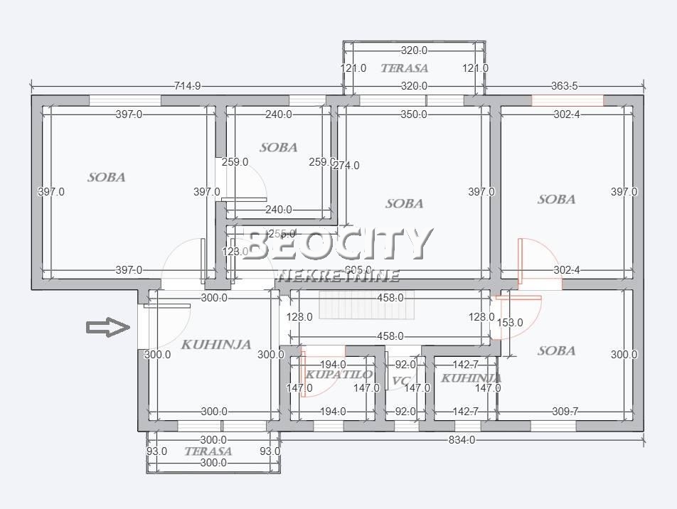 Petosoban stan, 94 m2, Južni bulevar, Trebinjska ID: 119232 16